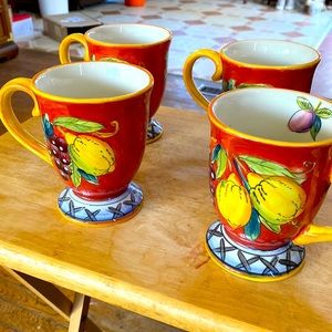 Fruit design coffee mugs
